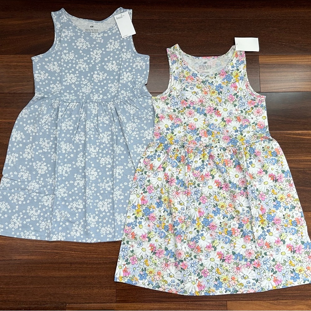 BNWT H&M Girls' Floral Tank Dresses